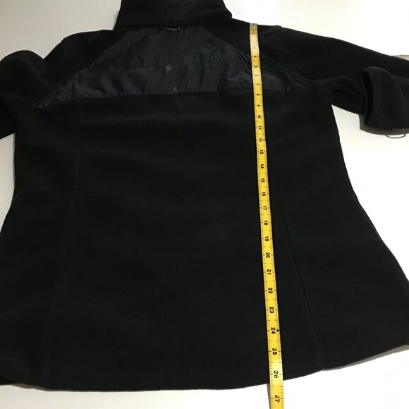 Columbia Womens XL Black Fleece Jacket Full Zip Interchange - Picture 8 of 8